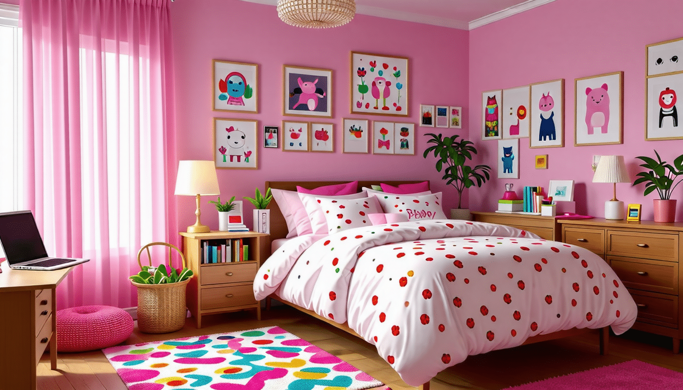 Rêve et Évasion : La Transformation Magique de la Chambre de Ma Fille