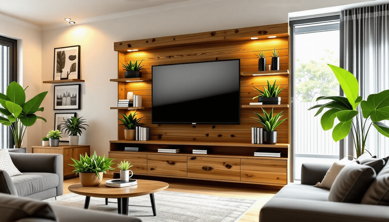 Déco mur TV en bois : comment j’ai transformé mon salon – Le Blog Féminin