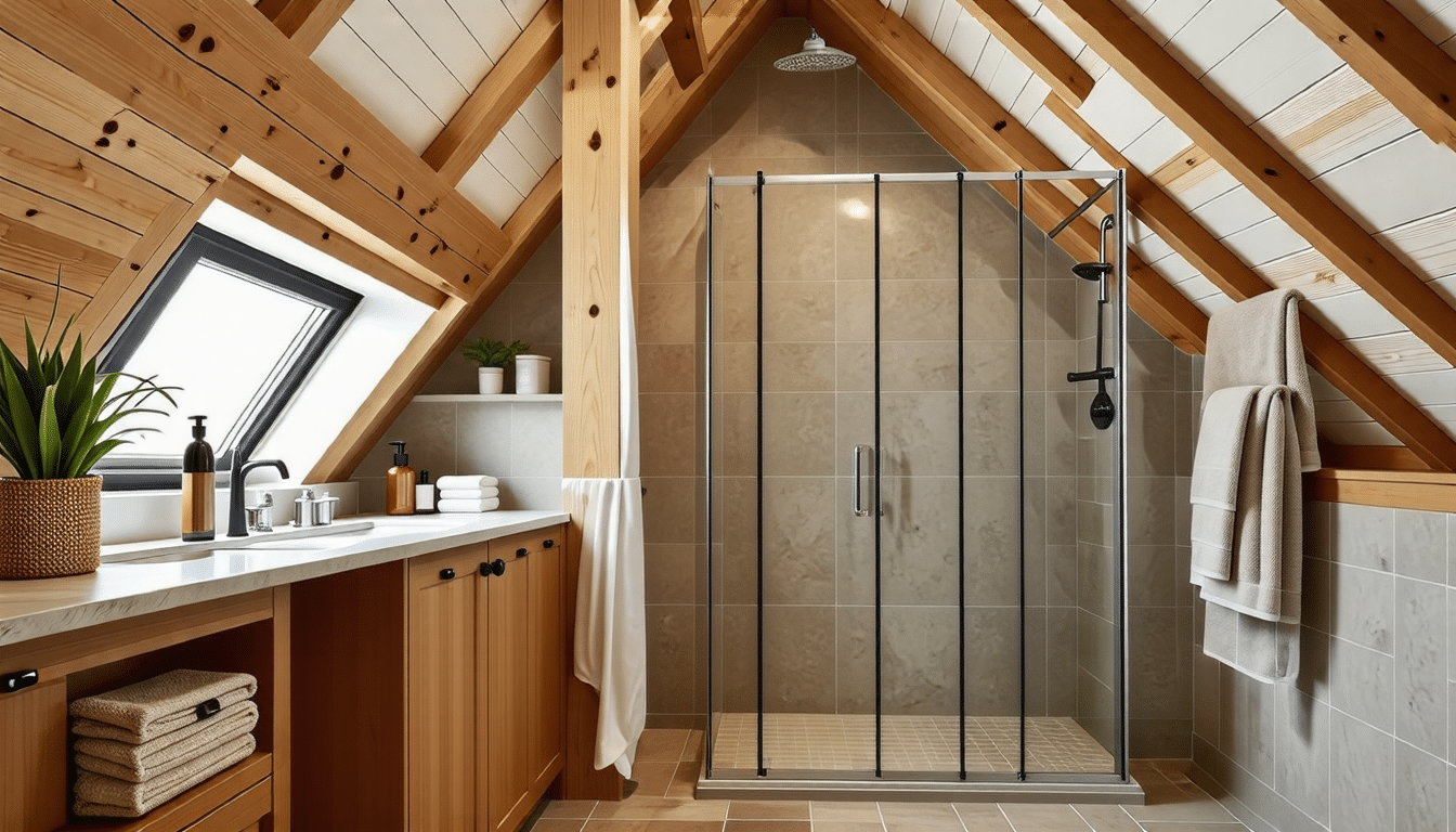 Douche En Sous pente Mon Am nagement Astucieux Pour Gagner De L douche-en-sous-pente-mon-am-nagement-astucieux-pour-gagner-de-l