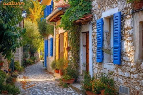 Choix de couleur pour volets de maisons anciennes