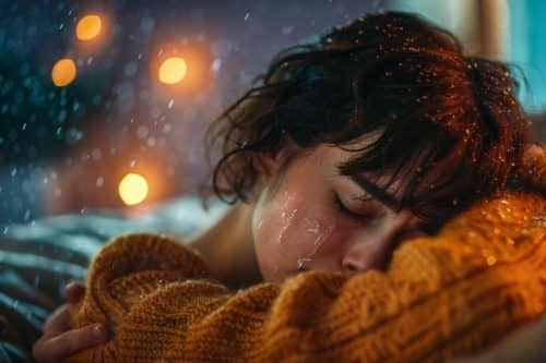 Rêver de pleurer dans les bras de quelqu'un : signification et interprétation