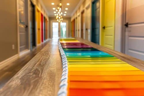 Comment choisir de quelle couleur peindre les portes d'un couloir