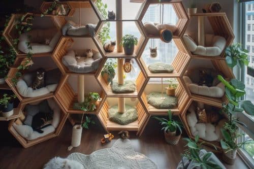Ruche d'appartement pour chat : créez un espace cosy et stimulant