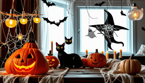 découvrez des idées de décoration halloween diy avec mes créations simples et effrayantes. transformez votre maison en un véritable labyrinthe de frissons grâce à des astuces faciles à réaliser. parfait pour une ambiance festive et terrifiante !