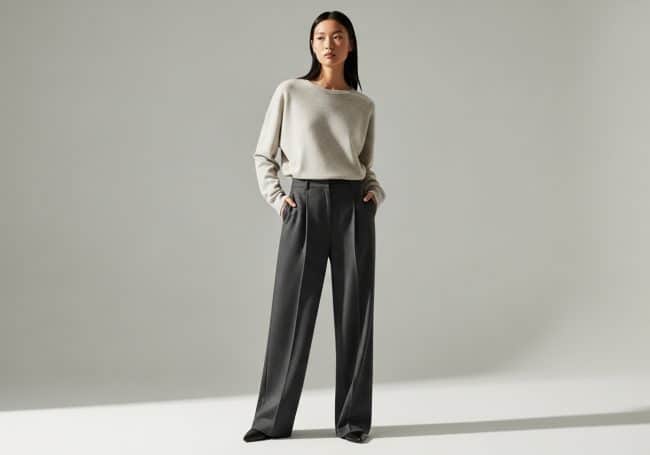 pantalon large pour femme
