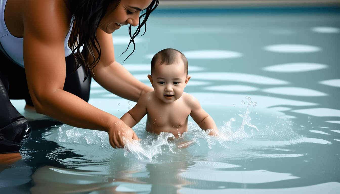 découvrez comment initier bébé à l’eau en toute sécurité : conseils et étapes pour le faire passer du simple barboteur à un petit nageur confiant et épanoui.