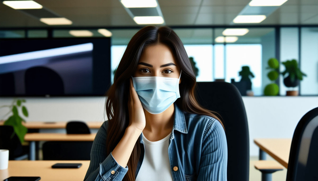 découvrez comment effectuer un soin du visage relaxant tout en participant à une réunion fictive, pour allier bien-être et efficacité sans interrompre votre journée.