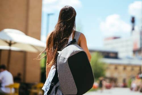 Sac a dos antivol femme