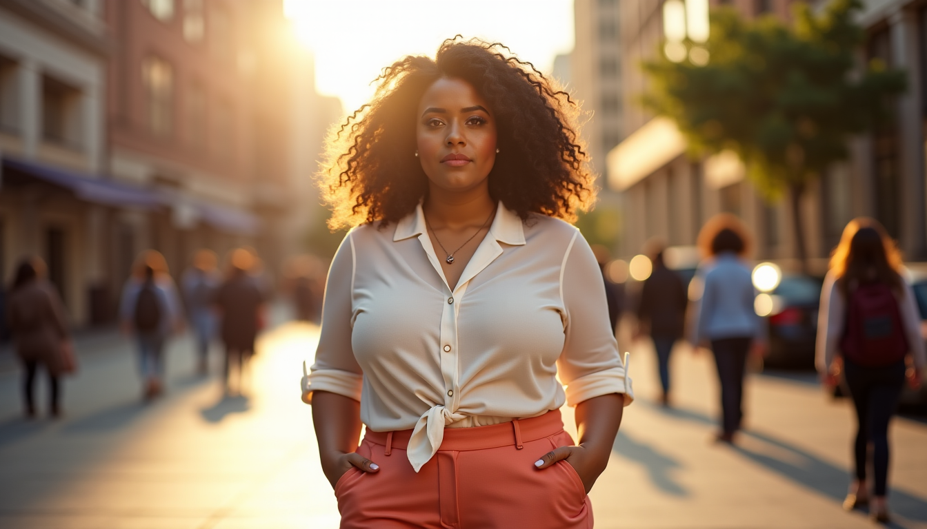 associer les tendances de la mode et la beauté grande taille ? — s en coton doux ou aux pantalons amples