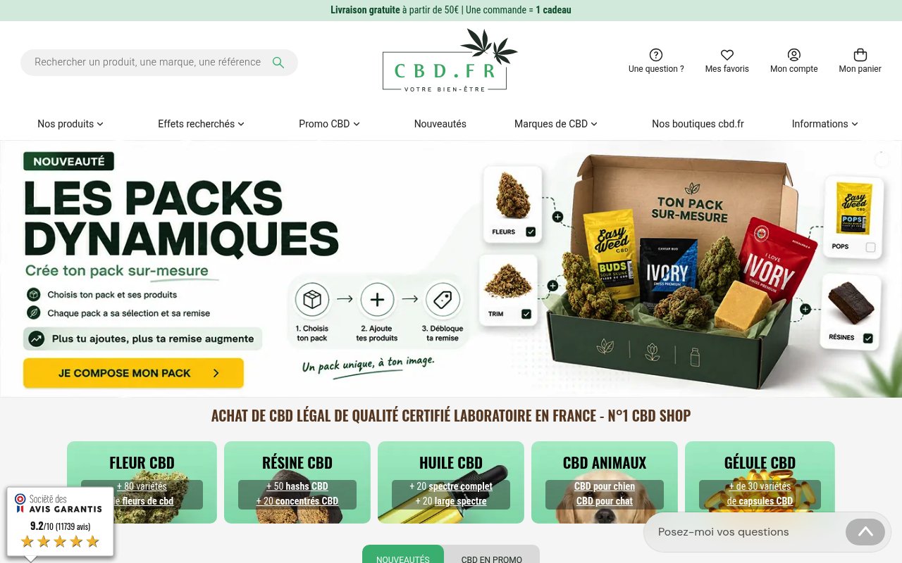 Apercu du site CBD.fr