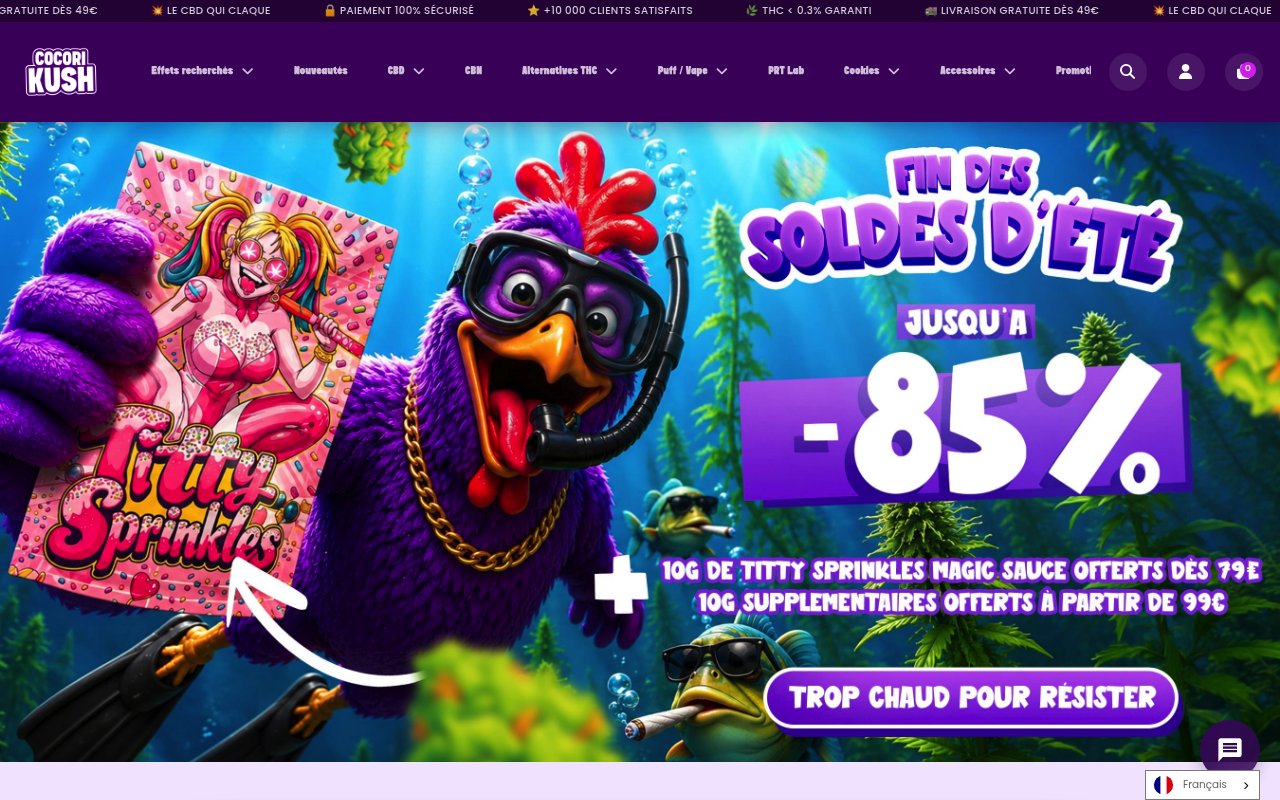 Apercu du site Cocorikush