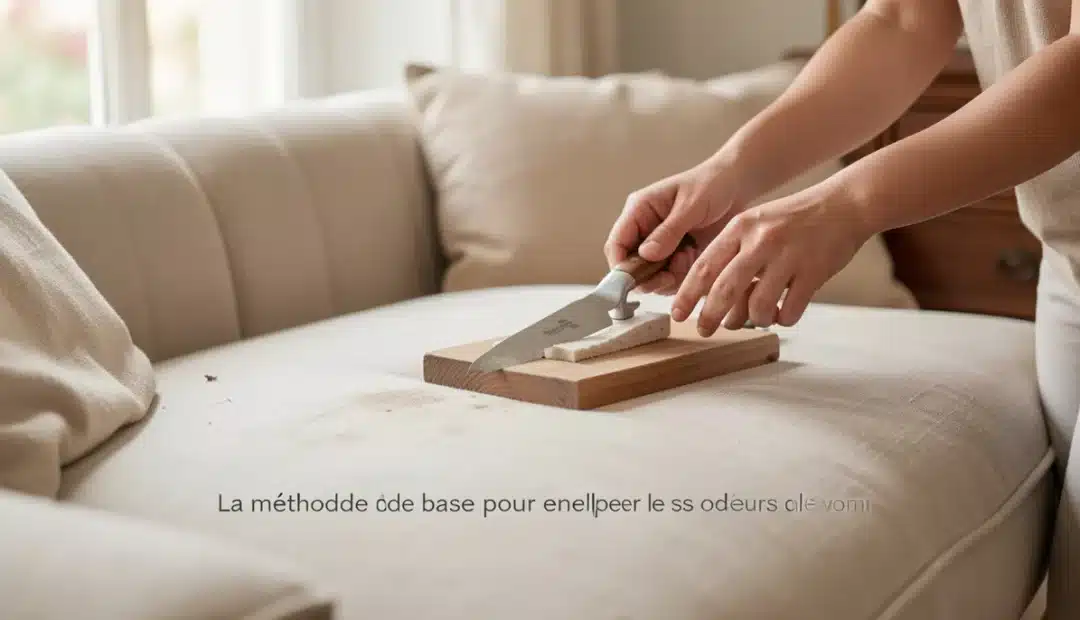 La méthode de base pour enlever les odeurs de vomi