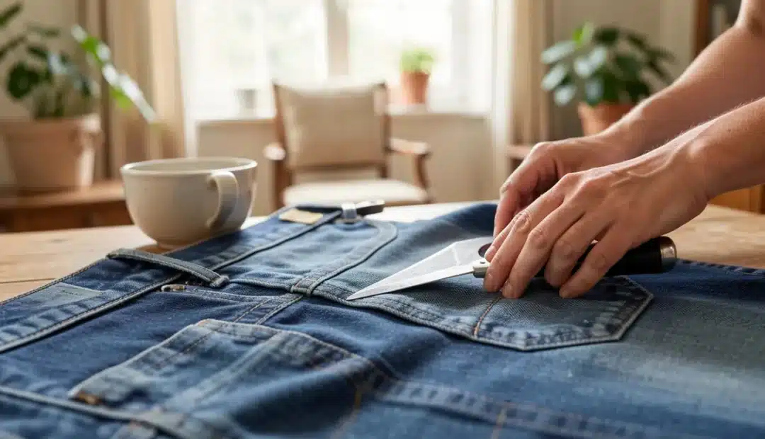 Enlever l'odeur d'un jean neuf, étape par étape