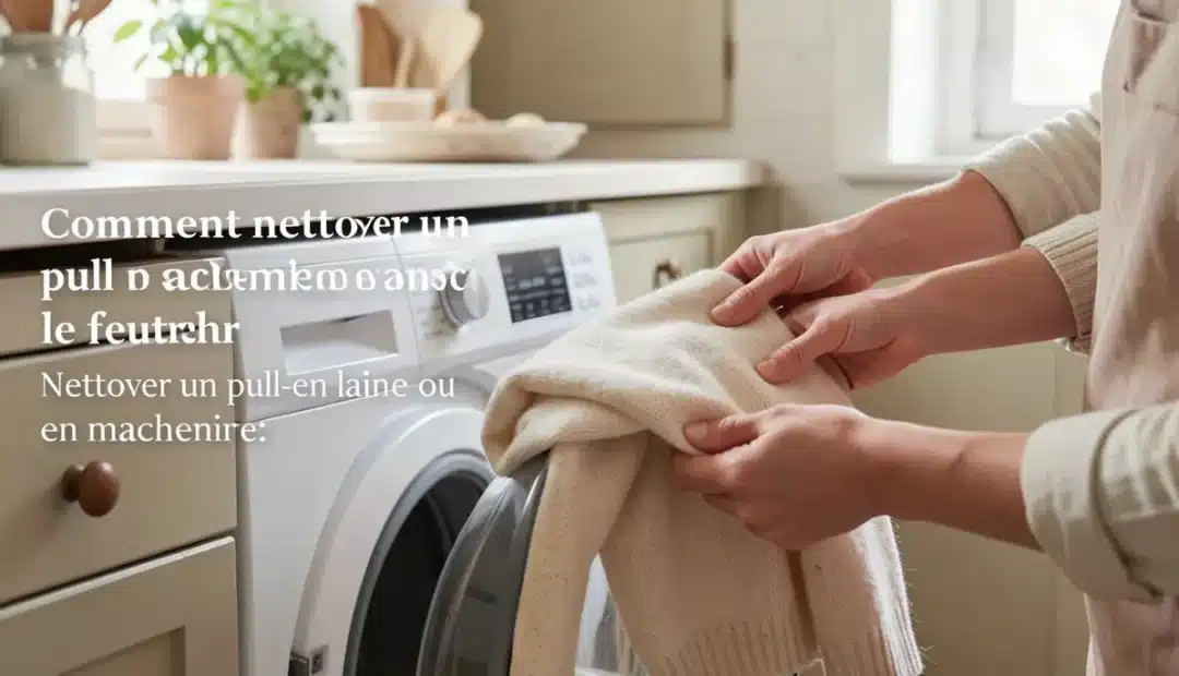 Nettoyer un pull en laine ou en cachemire en machine