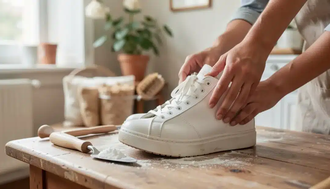 Enlever l'odeur des baskets au bicarbonate