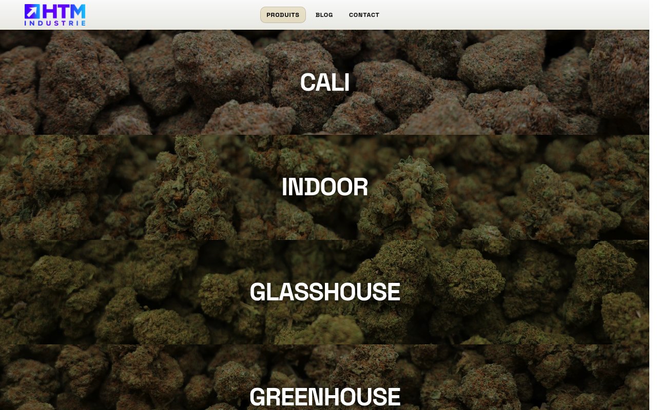 Apercu du site HTM Industrie